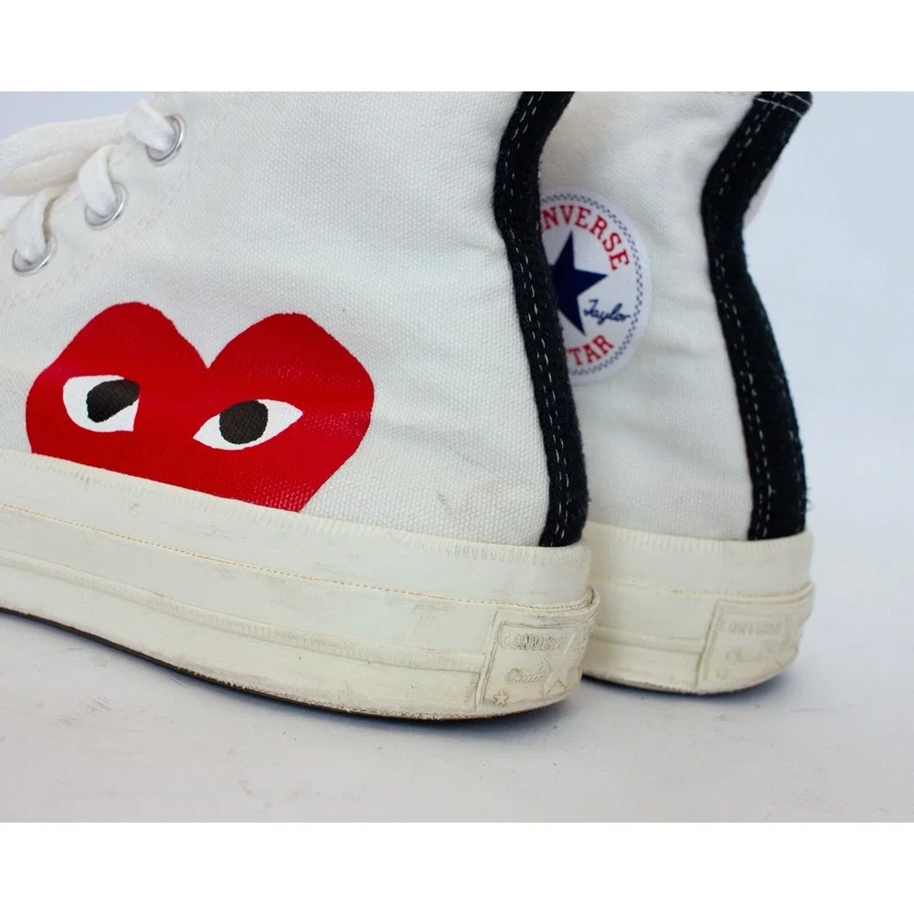 Converse Chuck Taylor All Star High x Comme des Garcons Size 7M/9W - Picture 11 of 16